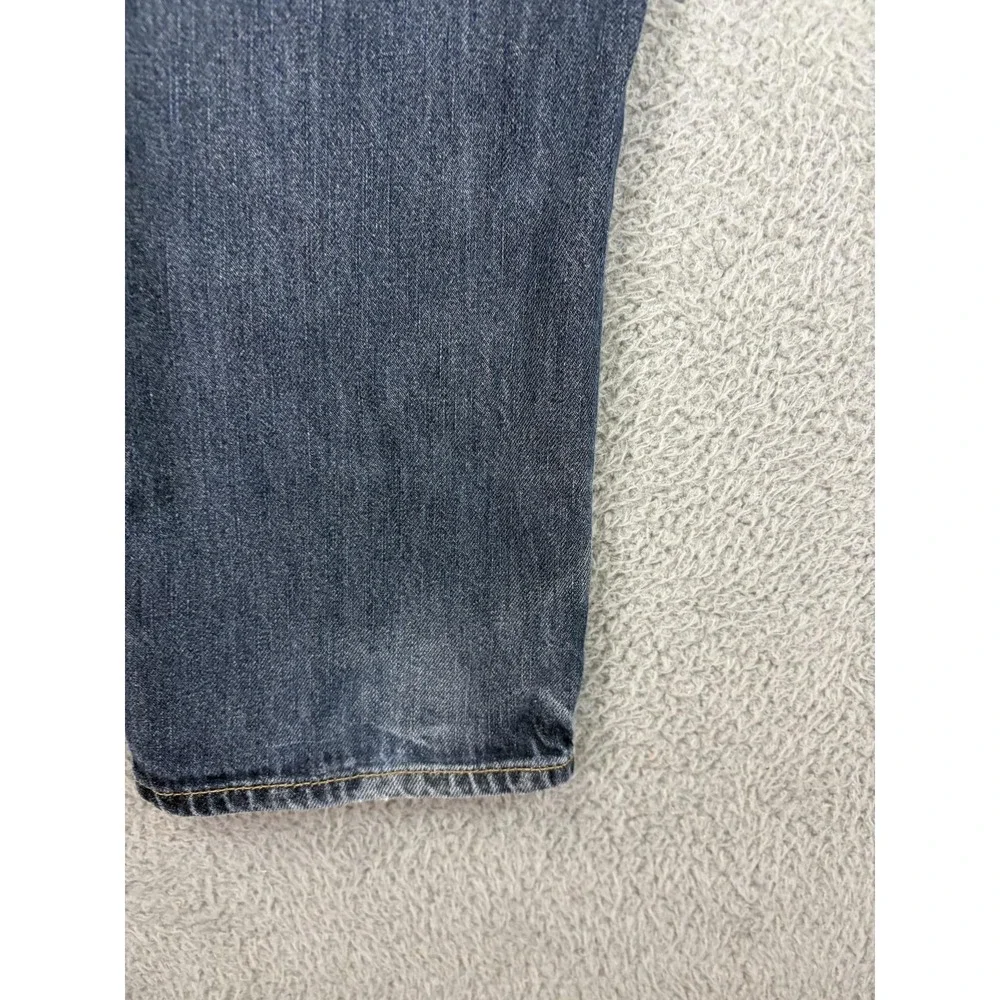 Polo Ralph Lauren Jeans Womens 18 Blue Medium Wash Straight Cotton Denim Rugby